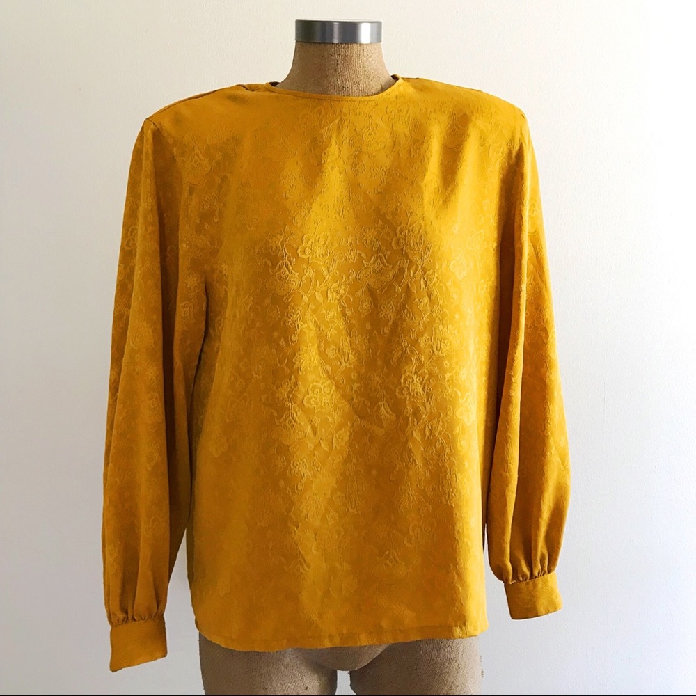 Mustard Yellow Blouse